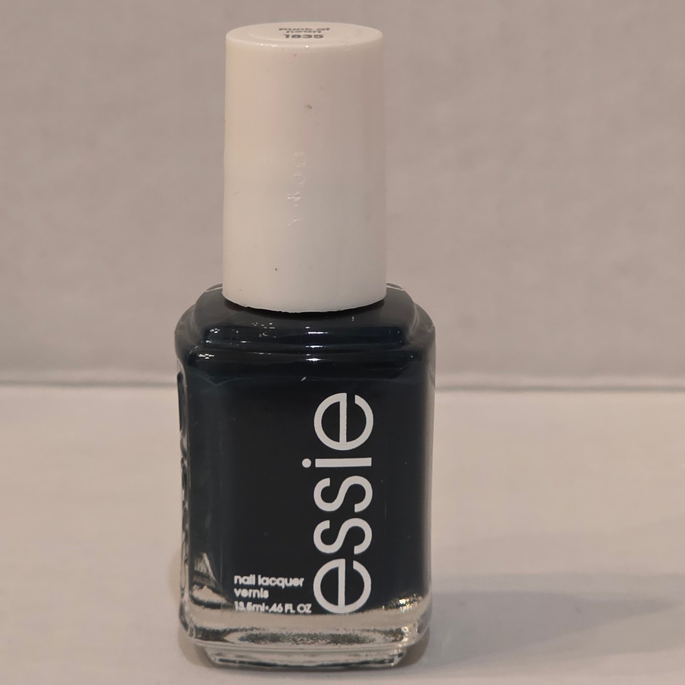 Essie Nail Lacquer Punk at Heart 1835 Dark Navy Black Glossy Polish 0.46oz